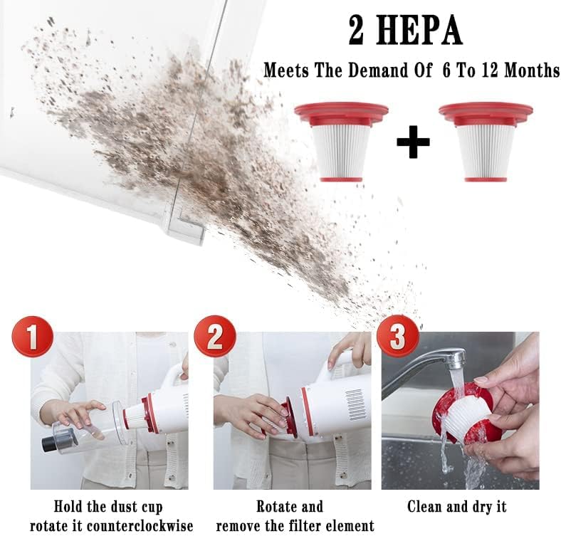 Keromee Vacuum Cleaner:BX-216, Corded Handheld Vacuum Cleaner Mini Electric Broom for Pet Hair Hardwood Floor Cat Litter Carpet Cleaning (16ft-Cord)